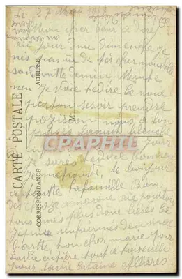 Saulx-en-Barrois (Meuse) — calle animada con habitantes y carreta — Editor André Mac, Épiciol — Reverso