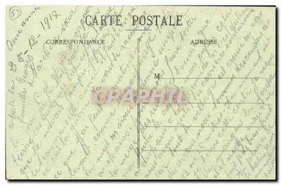 Savonnières-en-Perthois (Meuse) — La Poste — Cliché A. Humberi, St-Dizier — Verso