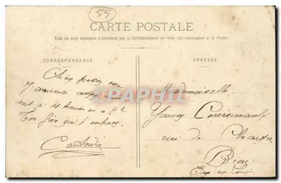 Commercy - Casernes d'Infanterie — Éditeur : T. M. H. (T. M. H. / T. M. H. / T. M. H.) — Rewers
