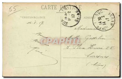 Bar-le-Duc - Escola Superior de Meninas — A. Collot, livreiro-editor, Bar-le-Duc — Verso
