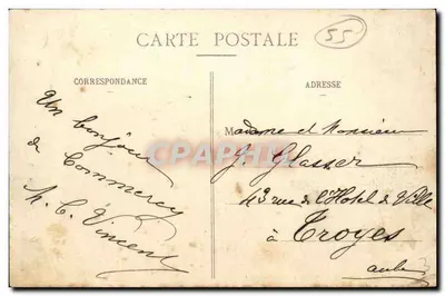 Commercy — Kaszern Oudinot — wydawca G. For, następcy, księgarz, Commercy — Rewers
