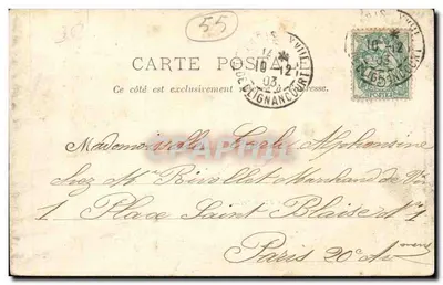 Casernas de Infantaria — Commercy — Grand Luxe de la Weese et Magasin (editor) n°4 — Verso