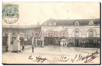 Commercy - Praça do Ferro de Cabra — Café Paix — editor P. Merguerit, n°110