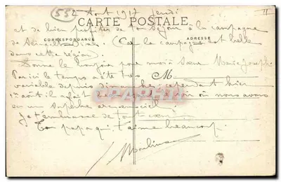 Bar-le-Duc — Katedra Najświętszej Maryi Panny i ulica Bar-la-Ville — Vised Nancy - C - nr 25 — Rewers