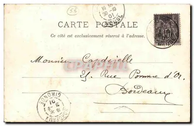 Bar-le-Duc — A Torre do Relógio — Collet, Bar-le-Duc — Verso