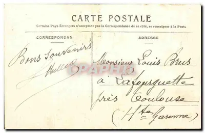 Verdun — Widok na Meuse — Edit. Debes — Rewers