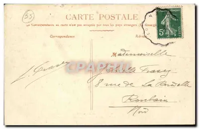 Saint-Mihiel — Widok ulicy Gare, Les Roches, Droga do Metz — Ch. Foliguet, fot.-wyd. — Rewers