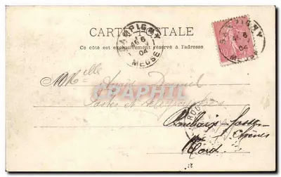 Saint-Mihiel — Place des Halles — Colin, édit. St-Mihiel — Verso