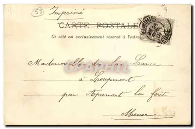 Saint-Mihiel — Stół Szatana — Wydawnictwo Vve Maton, nr Mininonville — Rewers