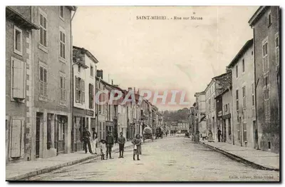 Saint-Mihiel - Rua sobre Meuse — editor Colin, editor Saint-Mihiel