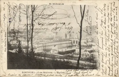 St-Mihiel — Os Monges — A Igreja — Fot. Herbin, St-Mihiel
