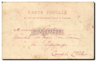 Saint-Mihiel — Quartel Mac-Mahon — 1897 — A. Périsson, editor, Saint-Mihiel — Verso