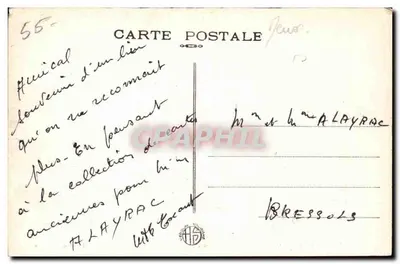 Verdun — Os velhos muros da rua Mazel — editor não identificado — Verso