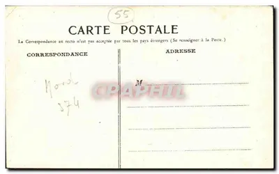 Verdun — La Porte Chaussée — Editie R. Vacher, Verdun — Achterkant