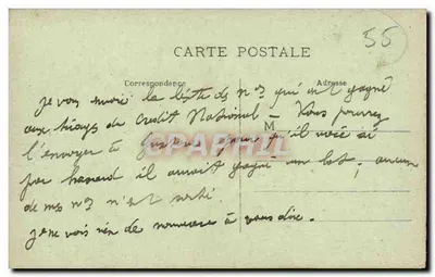 Verdun w Ruinach — Place Chevert i Ruiny — wydawca nieznany, nr 27 — Rewers