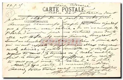 Verdun — Mess oficjalnych oficerów i Porte Chaussée — LL. — N° 70 — Rewers