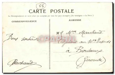O Ponte Beaurepaire — Verdun, Meuse — Edição R. Vacher, Verdun — Verso