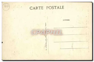 Zamek Królowej Białej przy Jeziorach w Commelles — okolice Chantilly (Oise) — A. L'Hoste, Rue Lafayette, Paryż — Rewers