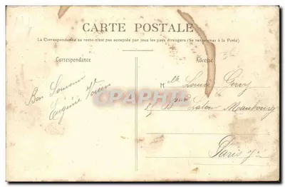 Conchy-les-Pots (Oise) — A Antiga Posta - Relâmpago das Antigas Diligências de Paris a Lille — Verso