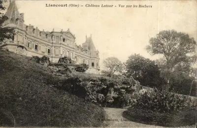 Liancourt (Oise) — Castelo Latour — Vista dos Rochos — Vandenhove, Liancourt