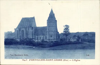 FARIVILLERS-SAINT-ANDRÉ (Oise) — A Igreja — Van Hauwaert, Edit. n° 564-3