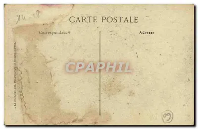 Retirada dos Alemães — As Tropas Francesas em LASSIGNY — Visé, Paris No 1592 — Verso