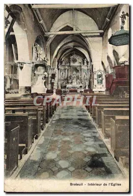 Breteuil - Interior da Igreja — editor não identificado, número de série não visível