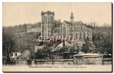 Chaumont-en-Vexin (Oise) — A Igreja de São João Batista — Bourgogne & Gisors (editor)