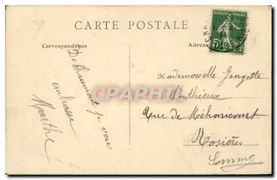 Chaumont-en-Vexin (Oise) — A Igreja de São João Batista — Bourgogne & Gisors (editor) — Verso