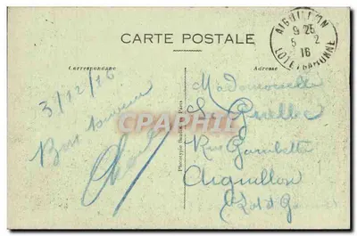CRÉPY-en-VALOIS — Porta e Muralhas de Santa Agata — Ochenein, editor, Crépy — Verso