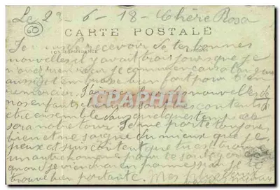 Crépy-en-Valois (Oise) — Antigas Fortificações — Éd. Aguel Bazar Parisien — Verso