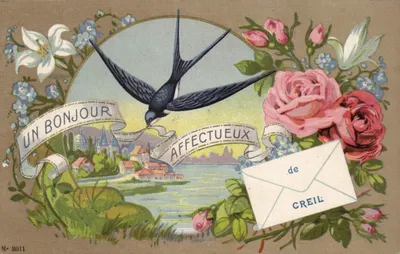 Creil — Um cumprimento afetuoso — editor não visível, n° 3011