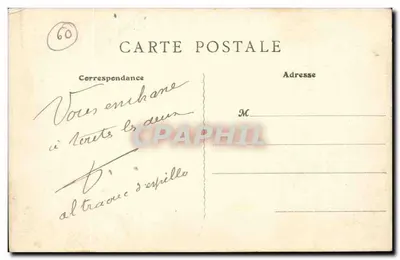 La Neuville-en-Hez (Oise) — Route van Rouen naar Reims — Achterkant
