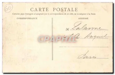 Cires-les-Mello (Oise) — Rue de l'Ancienne Poste — Cocu, Mello - Reprod. inierd. — Rewers