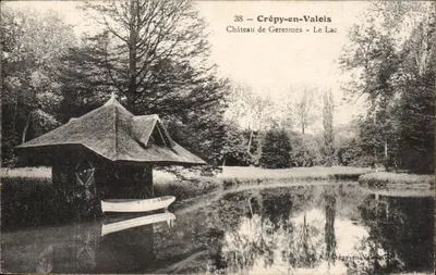 Crépy-en-Valois — Castelo de Geresmes - O Lago — R.A. Crépy-en-Valois