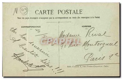 Enencourt-Leage (Oise) — Ayuntamiento y Escuela — Ed. Duhaut — Reverso