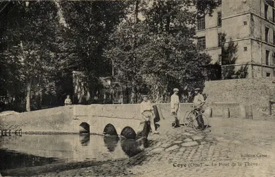 Coye (Oise) — O Ponte da Thève — Edição Casse
