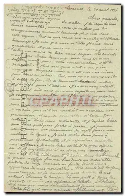 Liancourt (Oise) — Castelo de La Rochefoucault - Os Comuns — Vandepohore, Liancourt — Verso
