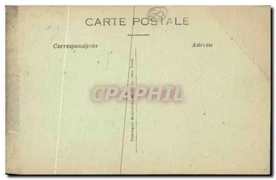 Praça do Hotel-de-Ville em Noyon (Oise) — A França Reconquistada (1917) — Fototipia Budinvers, Paris — Verso
