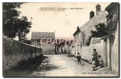 Silly le Long Bilhete postal antigo Rue Buchette
