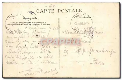 Creil — Vista Geral — C. L. C. — Verso
