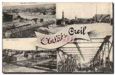 Creil (Oise) — Panorama Moderno — Entradas do Parque — O Ponte da Árvore