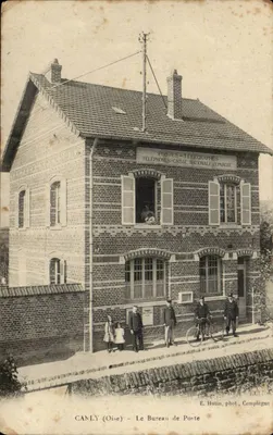 Canly (Oise) — O Escritório de Correios — E. Hutin, fot. Compiègne