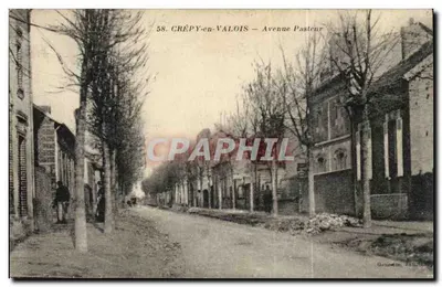 Crépy-en-Valois — Avenida Pasteur — Genestin, 1910