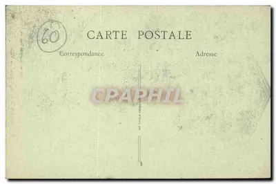 Hotel de Ville — Breteuil (Oise) — Edição Cartoux-Vimeaux — Verso
