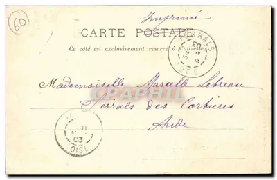 Mortefontaine - O Chalet e o Lago de Vallière — L. Lenouds, editor, Mortefontaine (Oise) — Verso