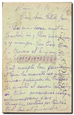 Meru (Oise) — Caixa de Economia — Editor Mathival, Grand Bazar Parisien — Verso