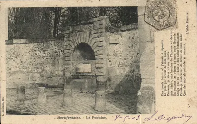 Mortefontaine - A Fonte — L. Lesouds, editor — número de série não visível