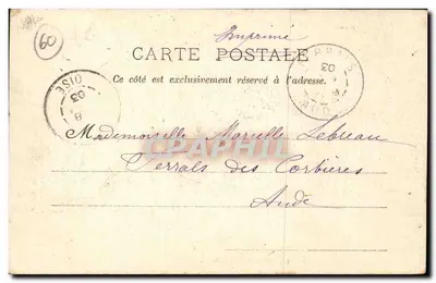 Mortefontaine - A Fonte — L. Lesouds, editor — número de série não visível — Verso