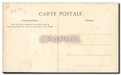 Marolles Bilhete postal antigo Les Glycines TOP — Verso